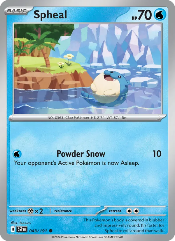 Spheal #43/191