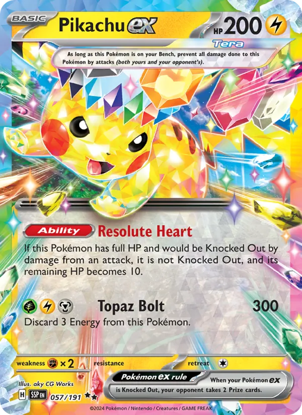 Pikachu ex #57/191