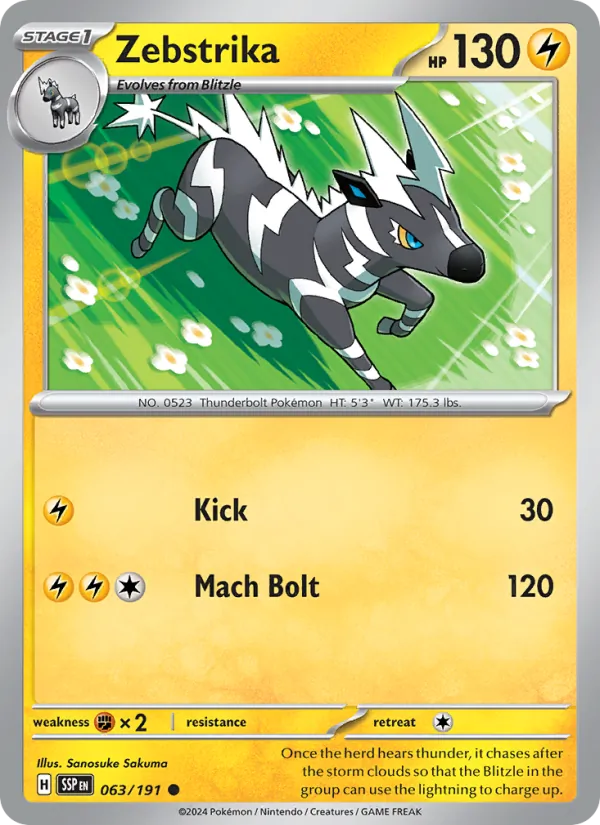 Zebstrika #63/191