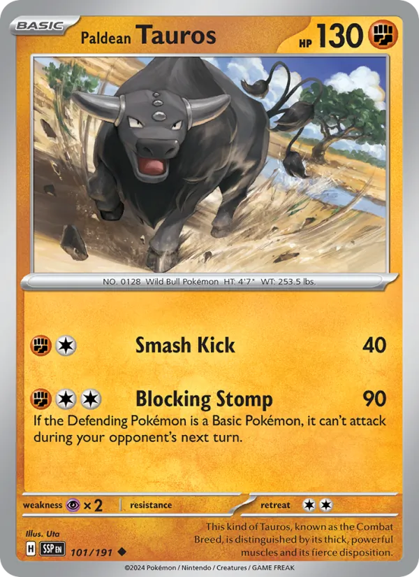 Paldean Tauros #101/191