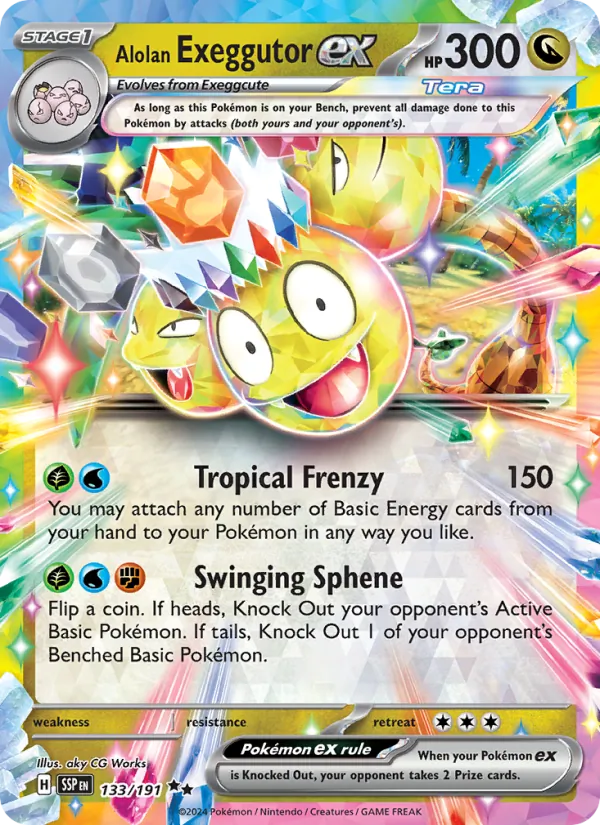 Alolan Exeggutor ex #133/191