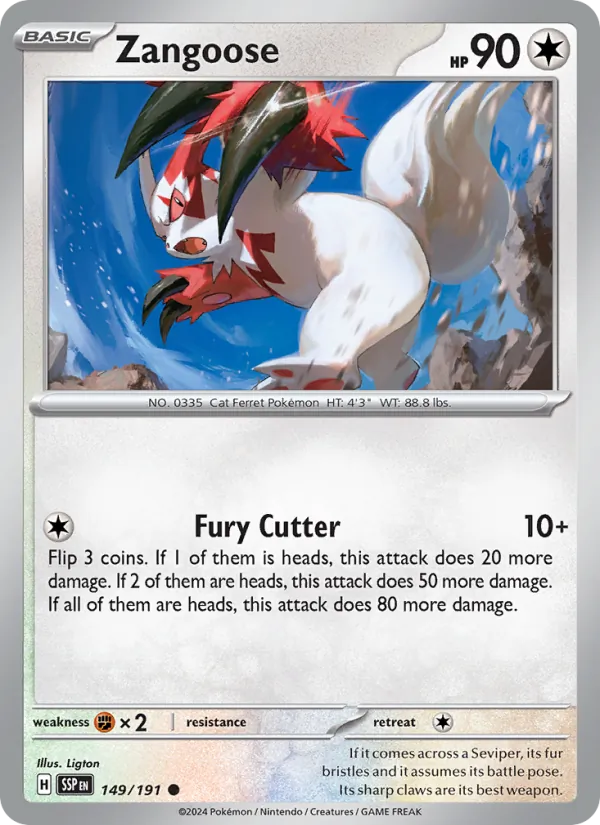 Zangoose #149/191