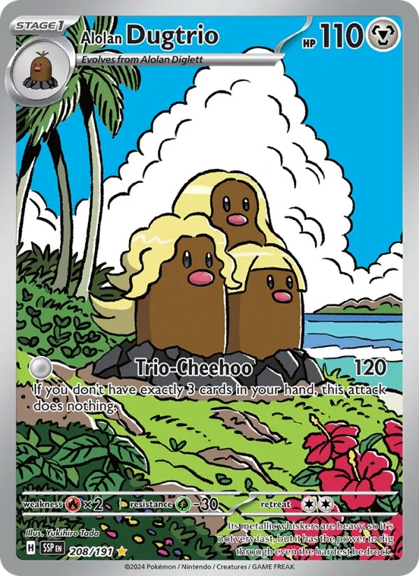 Alolan Dugtrio #208/191