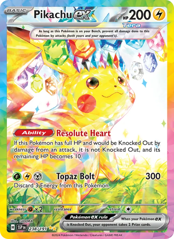 Pikachu ex #238/191