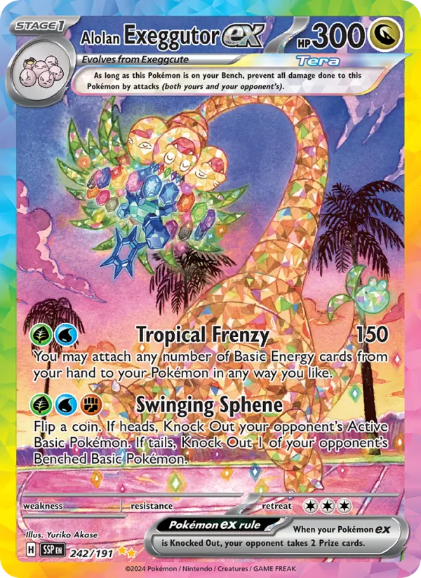 Alolan Exeggutor ex #242/191