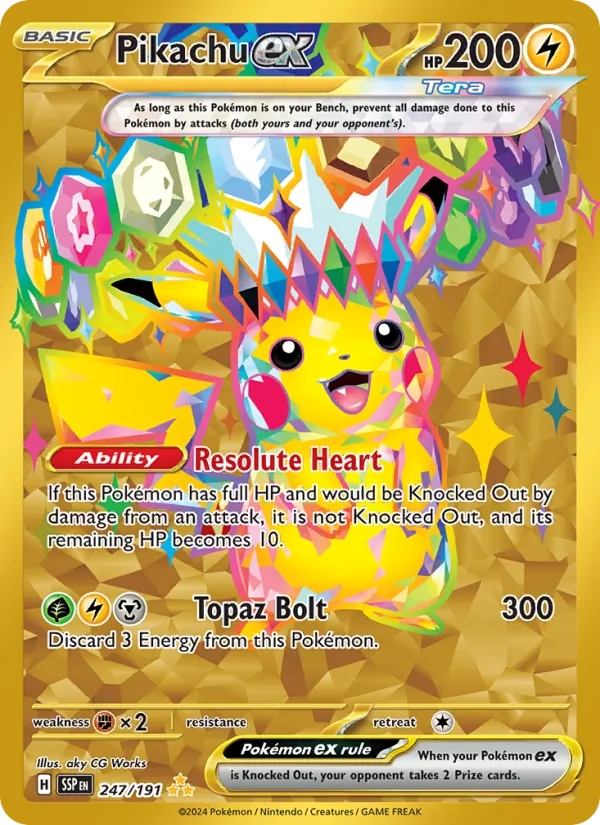 Pikachu ex #247/191