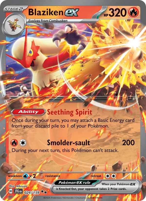 Blaziken ex #24/159