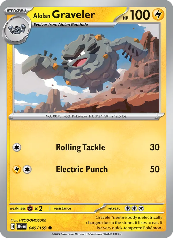 Alolan Graveler #45/159