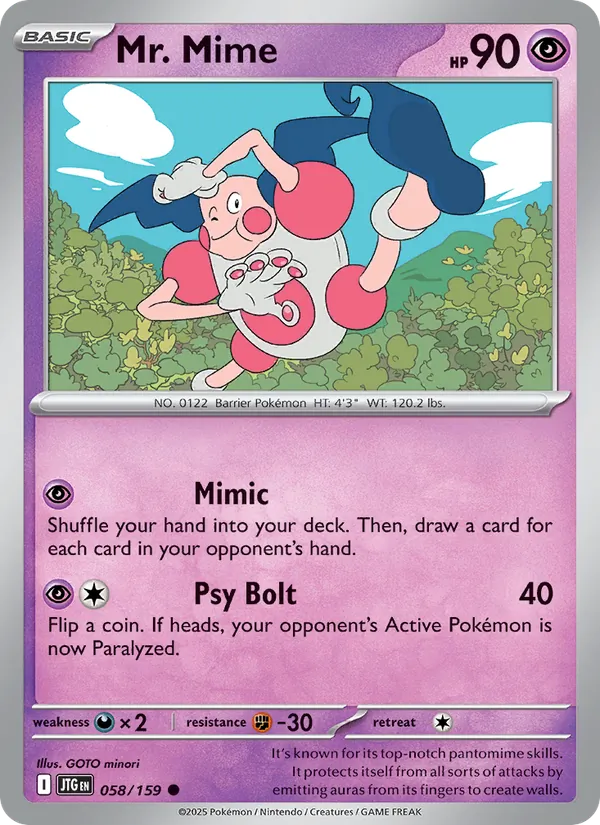 Mr. Mime #58/159