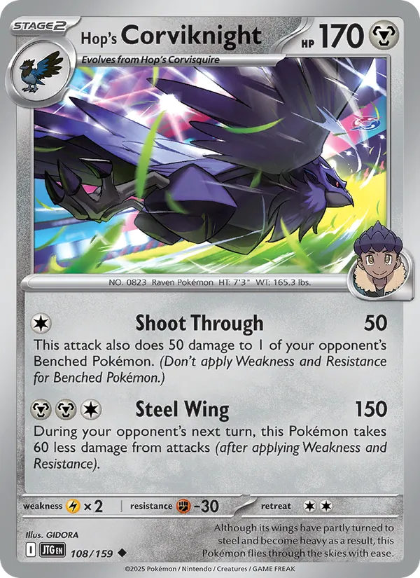 Hop's Corviknight #108/159