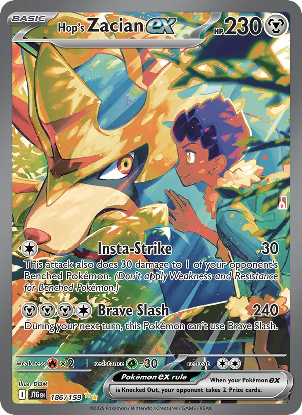 Hop's Zacian ex #186/159