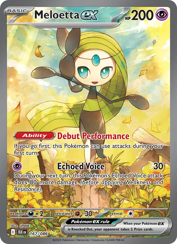 Meloetta ex #167/86