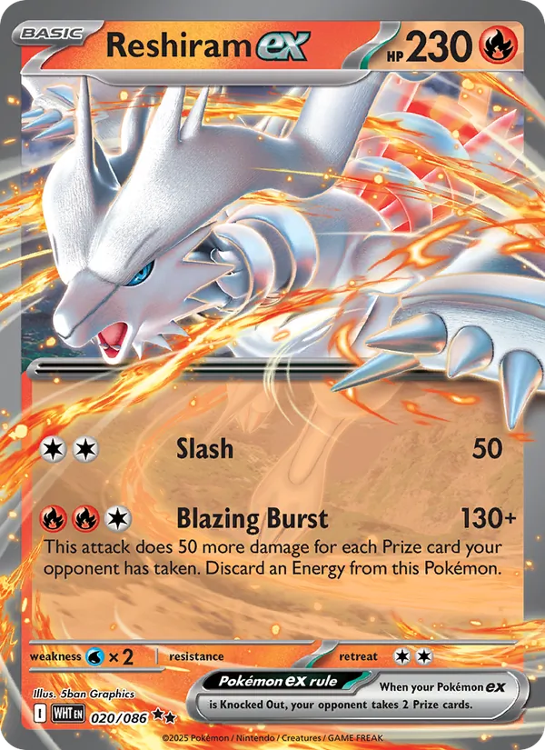 Reshiram ex #20/86