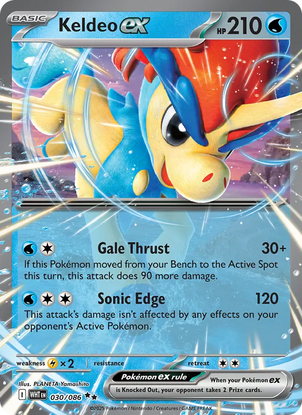 Keldeo ex #30/86