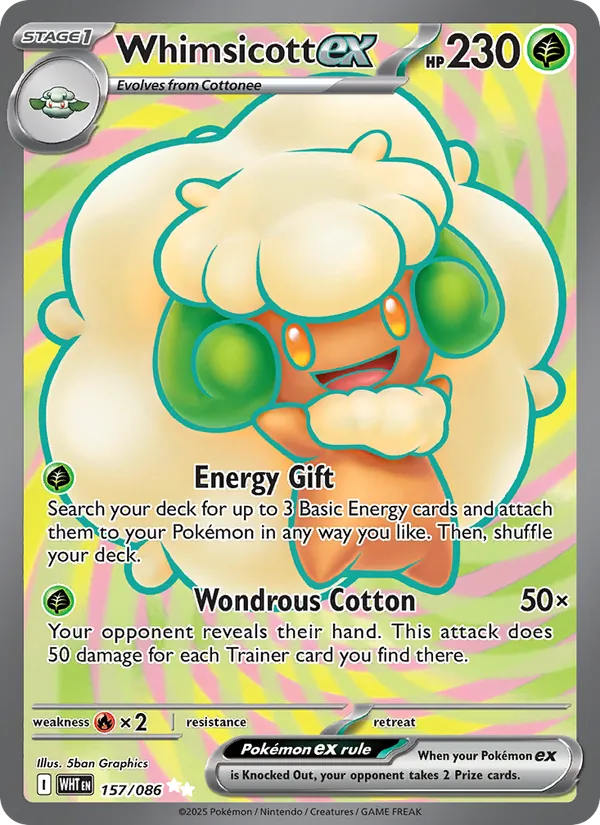 Whimsicott ex #157/86
