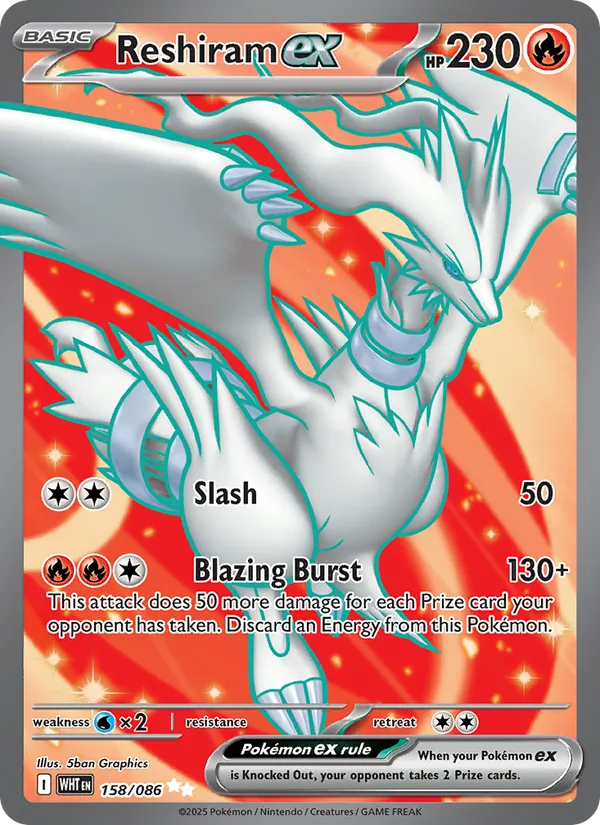 Reshiram ex #158/86