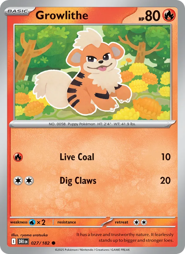 Growlithe #27/182
