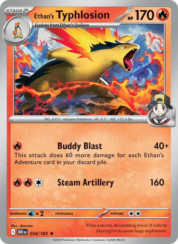 Ethan's Typhlosion #34/182