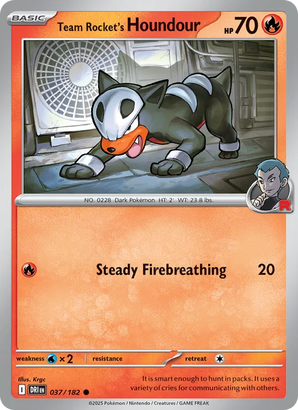 Team Rocket's Houndour #37/182