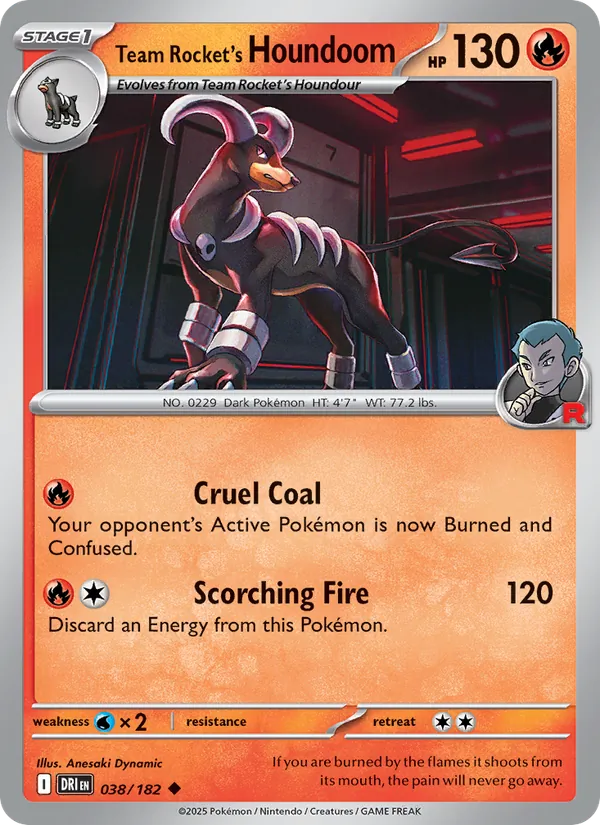 Team Rocket's Houndoom #38/182