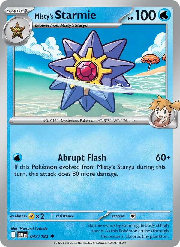 Misty's Starmie #47/182
