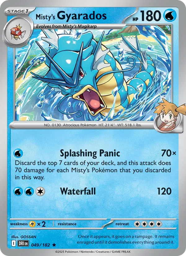 Misty's Gyarados #49/182