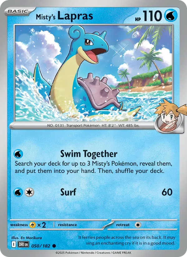 Misty's Lapras #50/182