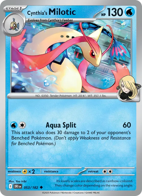 Cynthia's Milotic #53/182