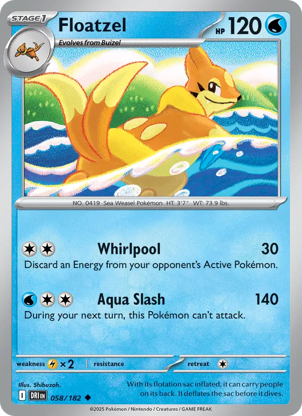 Floatzel #58/182