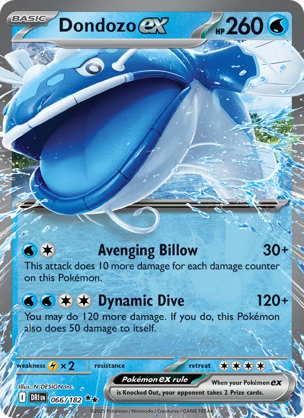 Dondozo ex #66/182