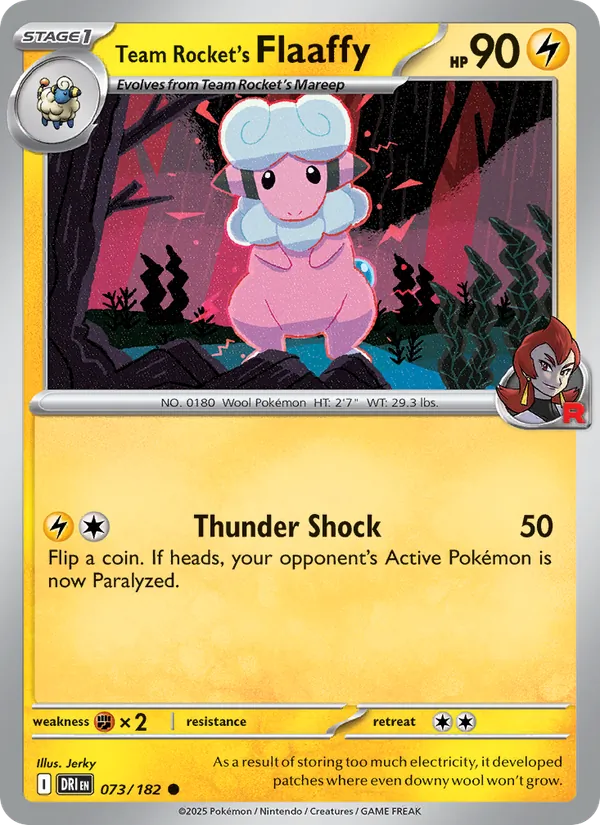 Team Rocket's Flaaffy #73/182