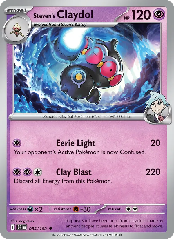 Steven's Claydol #84/182