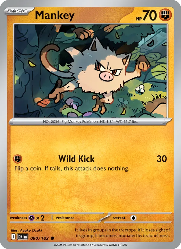 Mankey #90/182