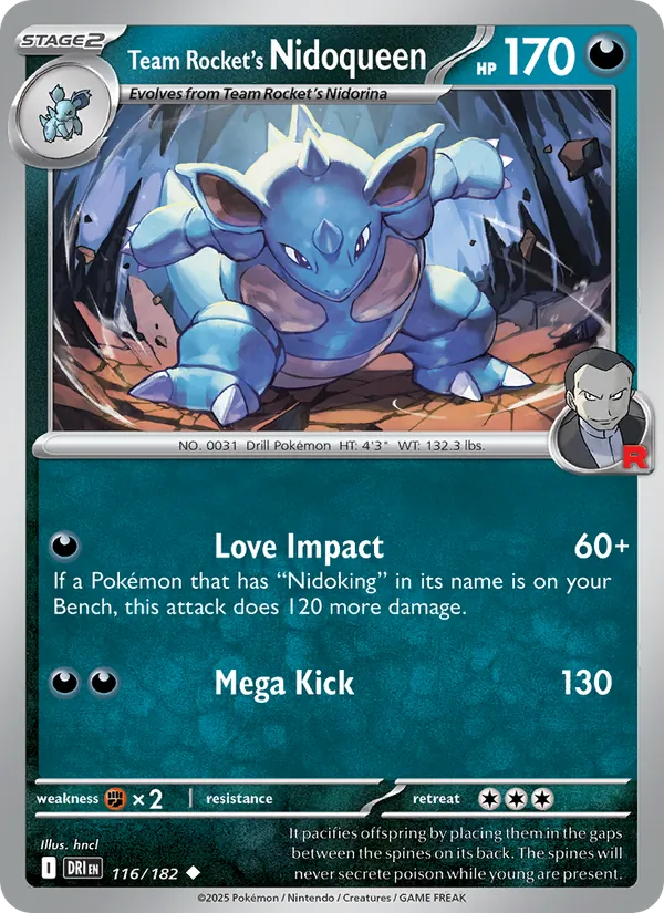 Team Rocket's Nidoqueen #116/182