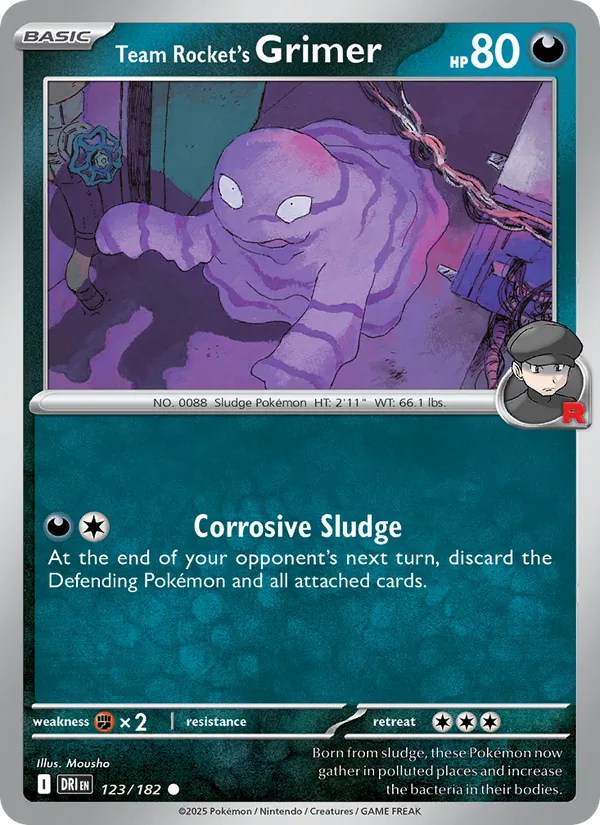 Team Rocket's Grimer #123/182