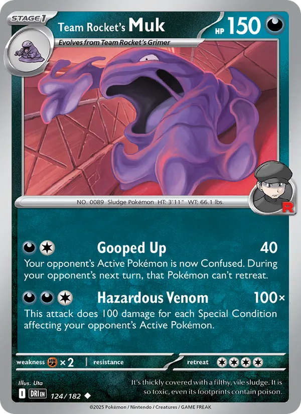 Team Rocket's Muk #124/182
