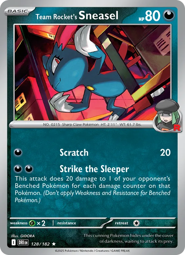 Team Rocket's Sneasel #128/182