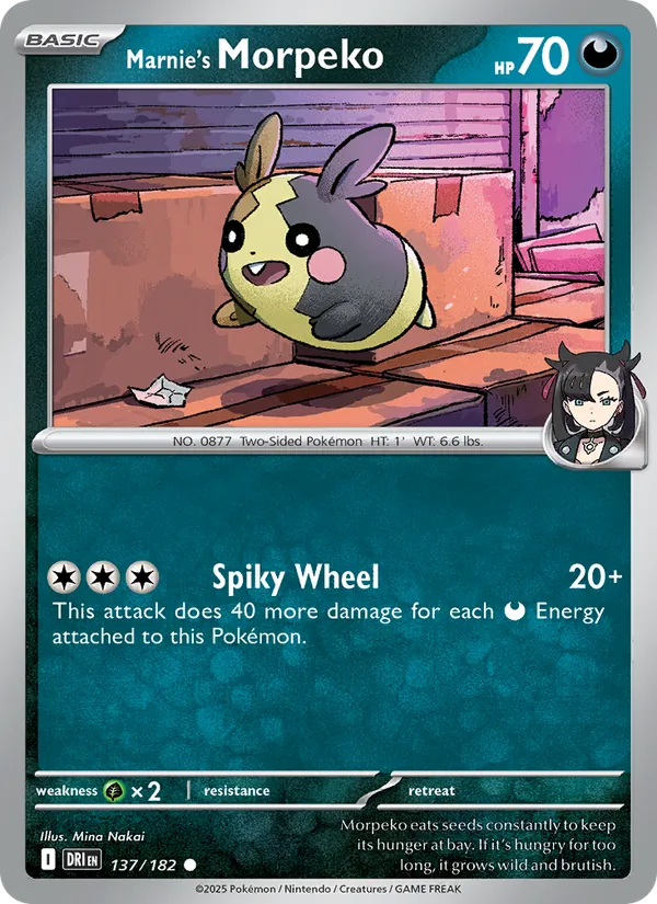Marnie's Morpeko #137/182