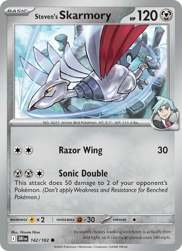 Steven's Skarmory #142/182