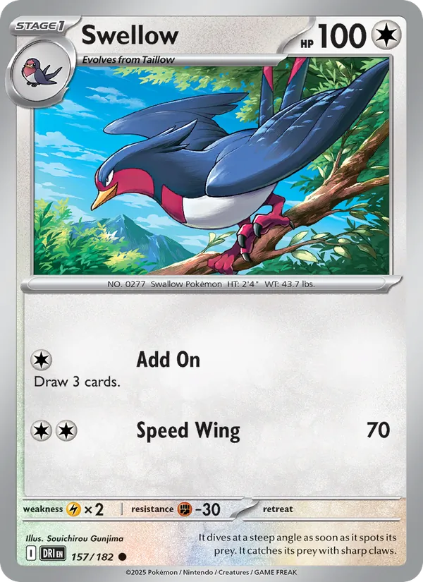 Swellow #157/182