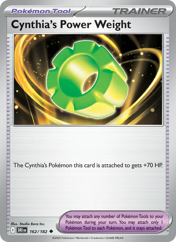 Cynthia's Power Weight #162/182