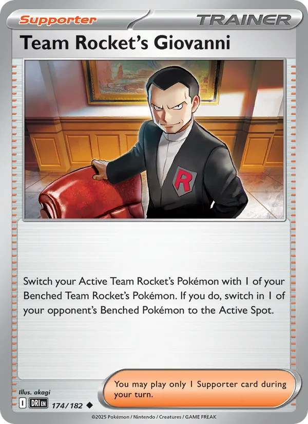 Team Rocket's Giovanni #174/182