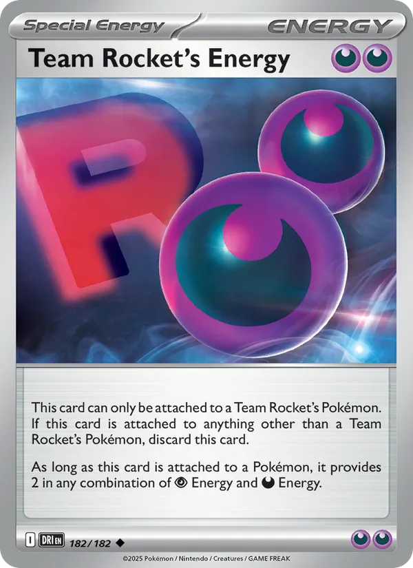 Team Rocket's Energy #182/182