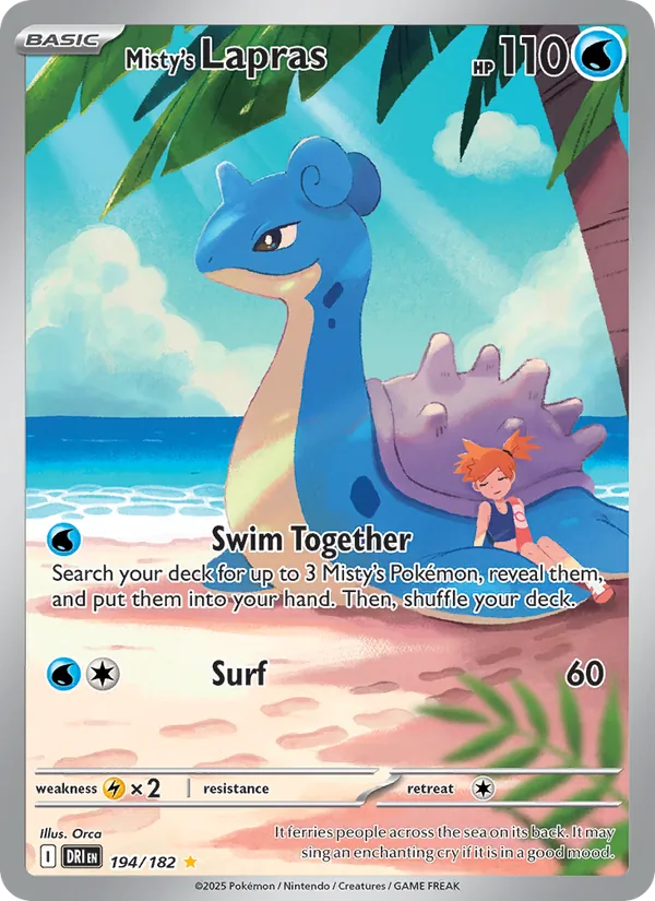 Misty's Lapras #194/182