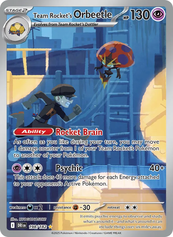 Team Rocket's Orbeetle #198/182