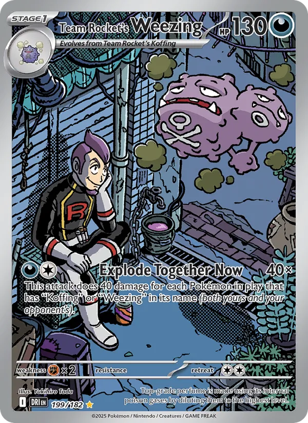 Team Rocket's Weezing #199/182