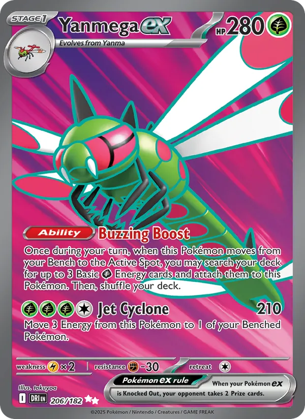 Yanmega ex #206/182