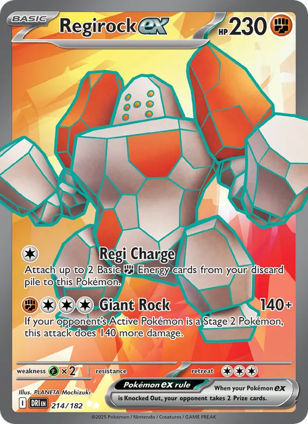 Regirock ex #214/182