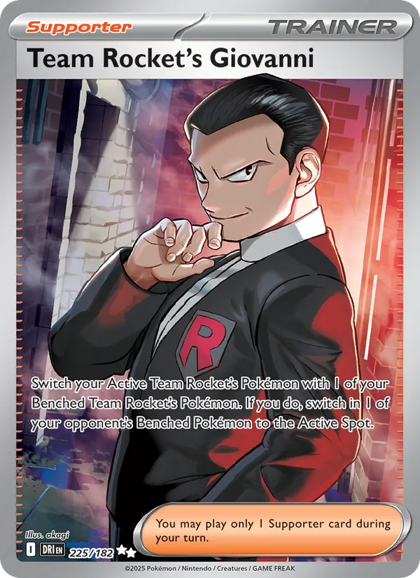 Team Rocket's Giovanni #225/182