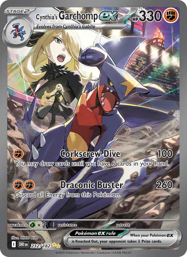 Cynthia's Garchomp ex #232/182